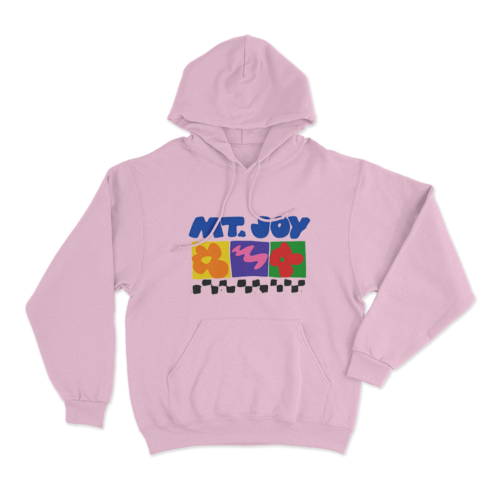 Checker Unisex Hoodie Pink Checker Unisex Hoodie Pink