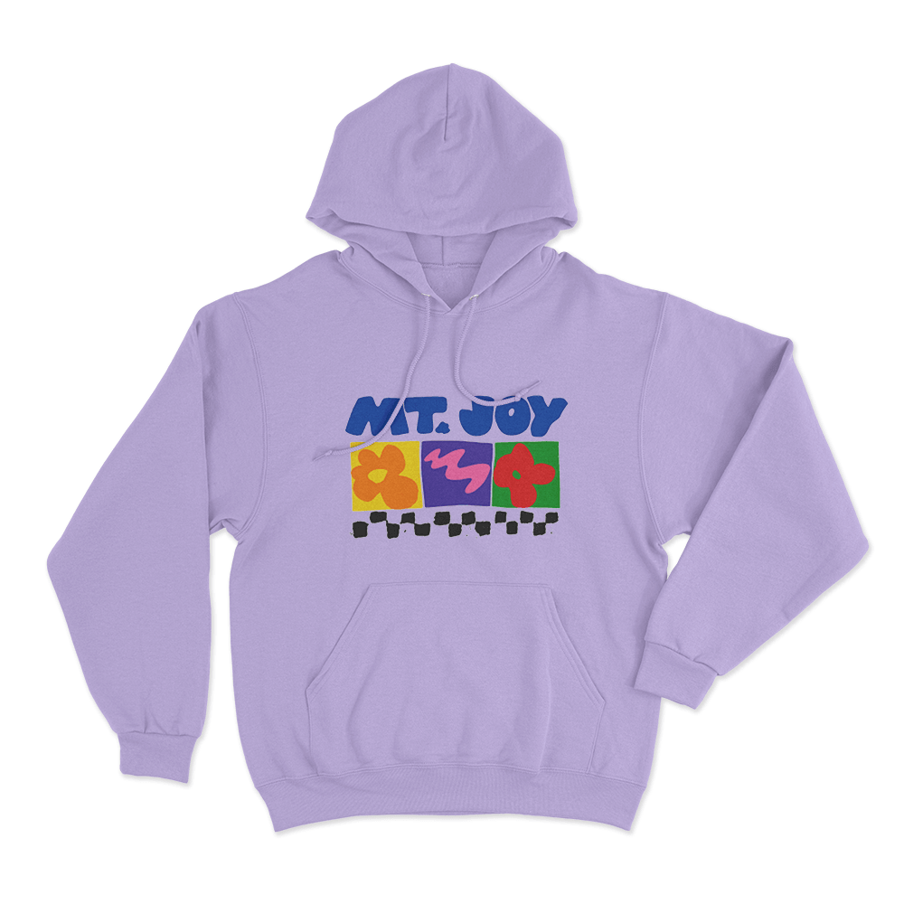 Checker Unisex Hoodie Purple Checker Unisex Hoodie Purple