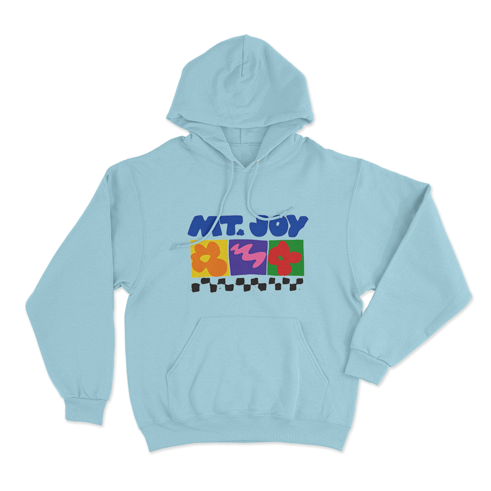 Checker Unisex Hoodie Sky Blue Checker Unisex Hoodie Sky Blue