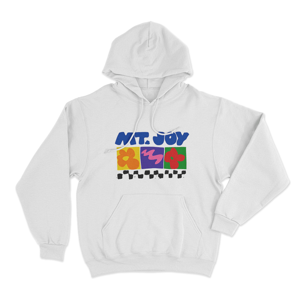 Checker Unisex Hoodie White Checker Unisex Hoodie White