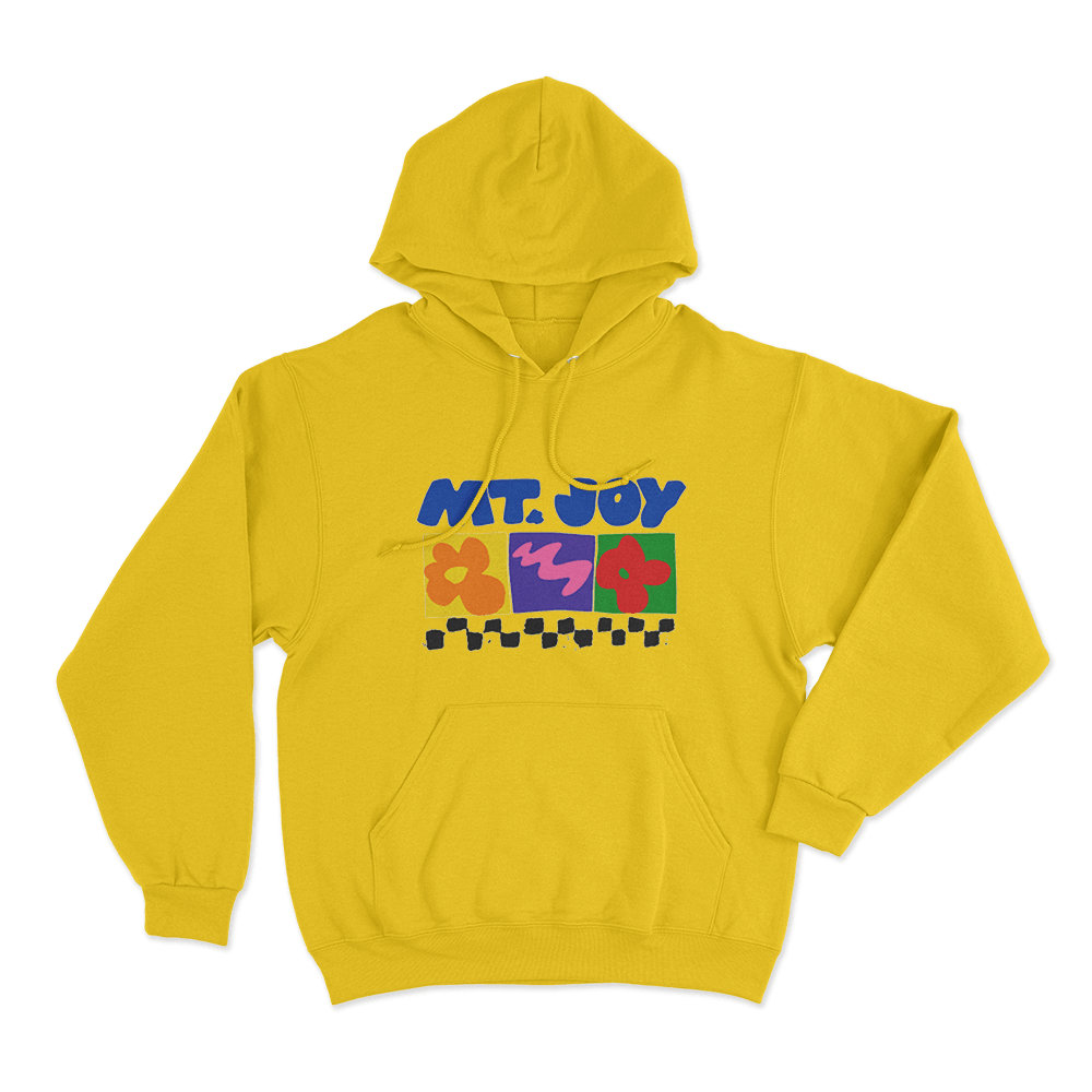 Checker Unisex Hoodie Yellow Checker Unisex Hoodie Yellow
