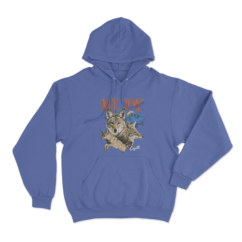 Coyote Unisex Hoodie Blue Coyote Unisex Hoodie Blue