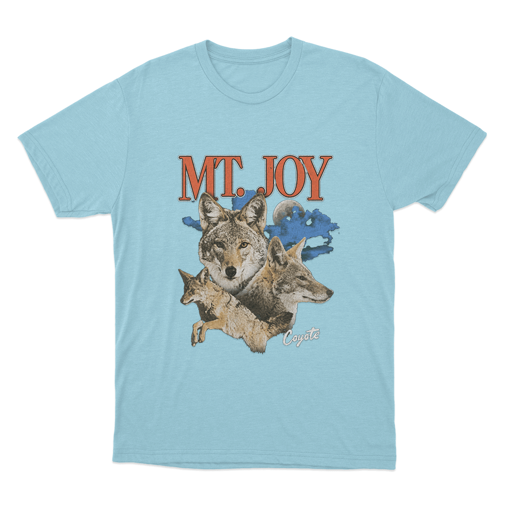 Coyote Unisex T Shirt Sky Blue Coyote Unisex T Shirt Sky Blue