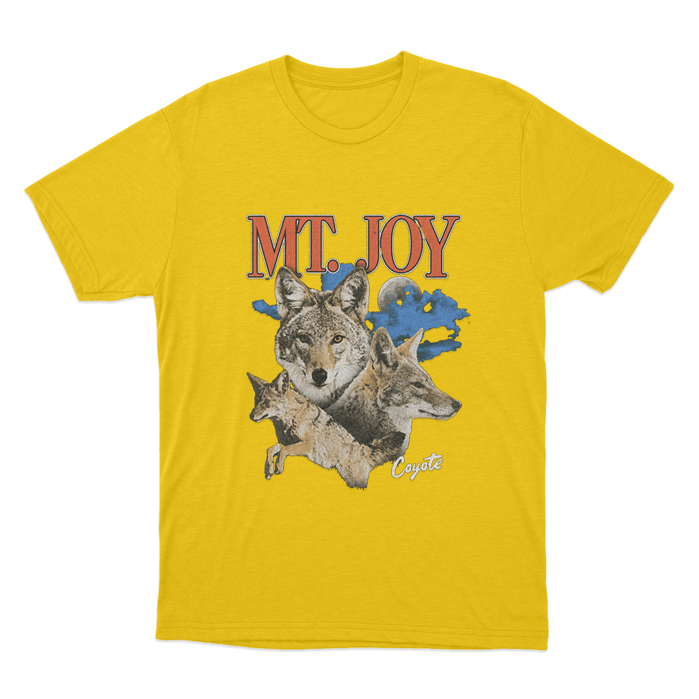 Coyote Unisex T Shirt Yellow Coyote Unisex T Shirt Yellow