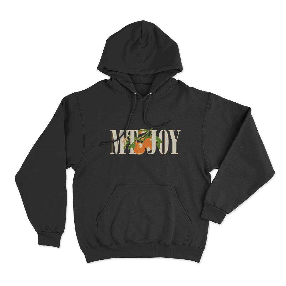 Mt. Joy Orange Unisex Hoodie Black Mt. Joy Orange Unisex Hoodie Black