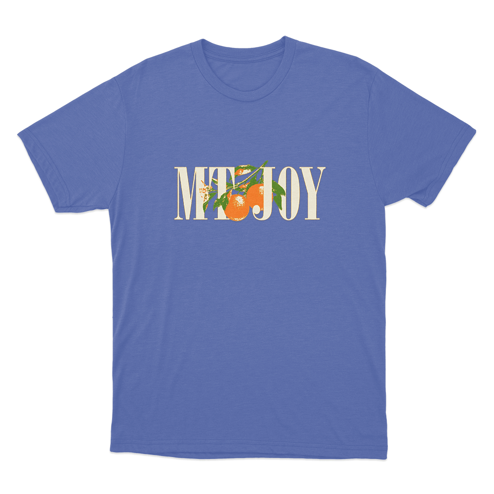 Mt. Joy Orange Unisex T Shirt Blue Mt. Joy Orange Unisex T Shirt Blue