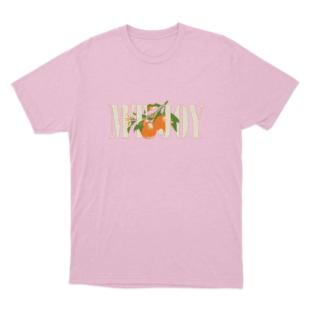Mt. Joy Orange Unisex T Shirt Pink Mt. Joy Orange Unisex T Shirt Pink