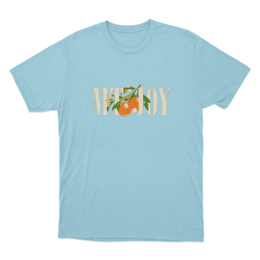 Mt. Joy Orange Unisex T Shirt Sky Blue Mt. Joy Orange Unisex T Shirt Sky Blue