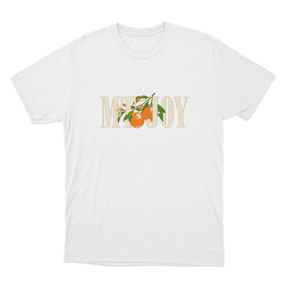 Mt. Joy Orange Unisex T Shirt White Mt. Joy Orange Unisex T Shirt White