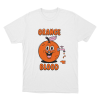 Orange Blood Unisex T Shirt White