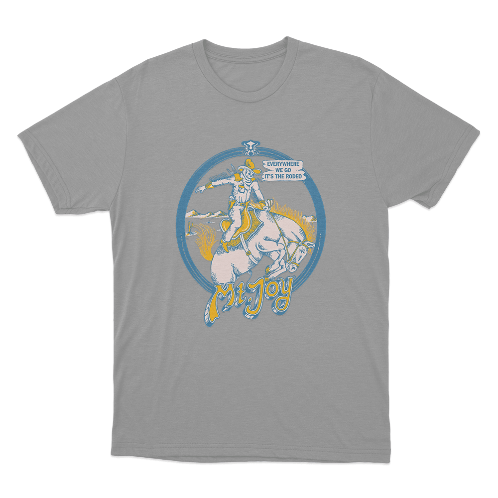 Rodeo Unisex T Shirt Grey Rodeo Unisex T Shirt Grey