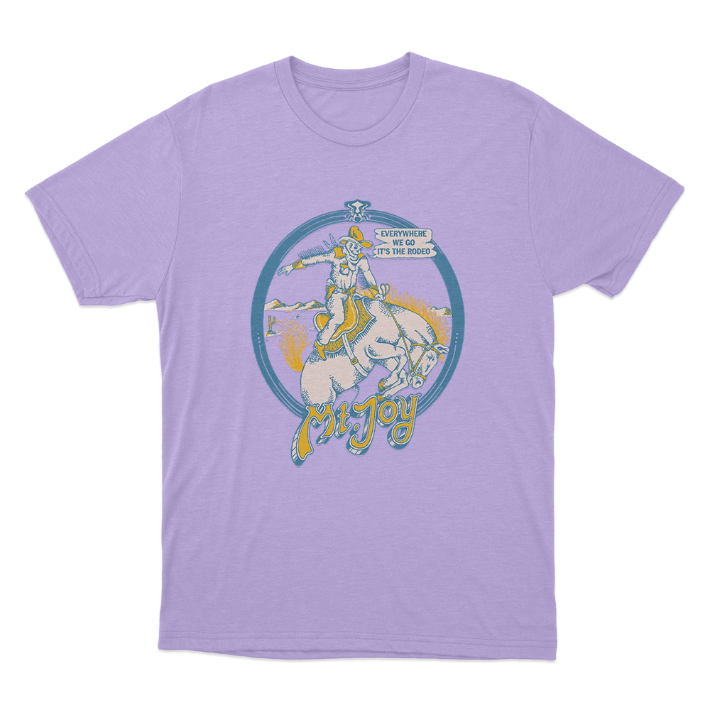 Rodeo Unisex T Shirt Purple Rodeo Unisex T Shirt Purple