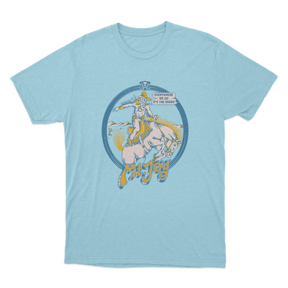 Rodeo Unisex T Shirt Sky Blue Rodeo Unisex T Shirt Sky Blue
